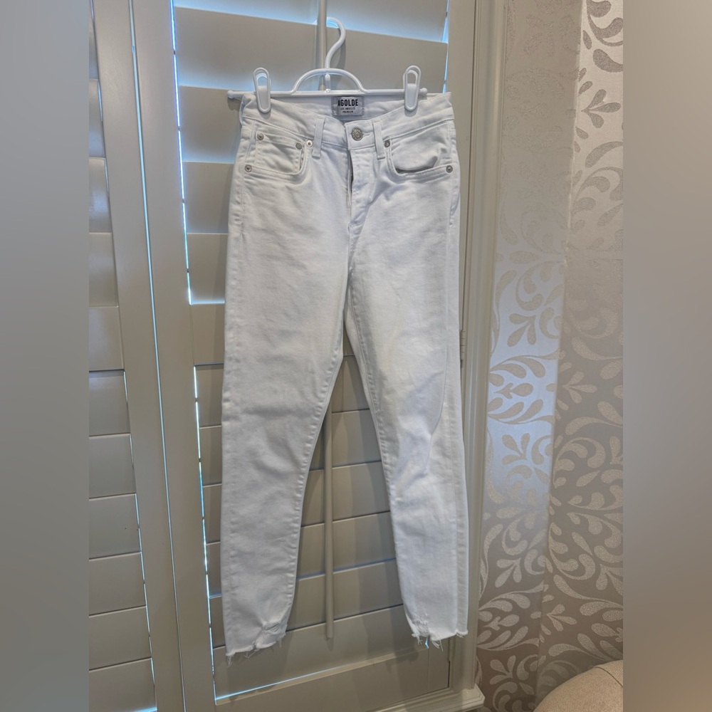 AGOLDE Women's White Jeans